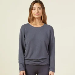 MONROW Supersoft Crew Neck Sweater - Vintage Black VINTAGEBLACK Best